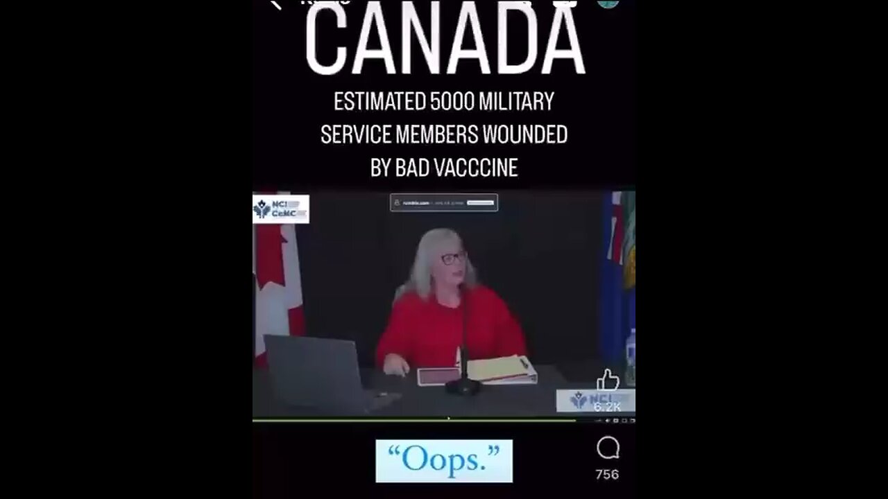 Canada admitting finally the negative effects of the jab.