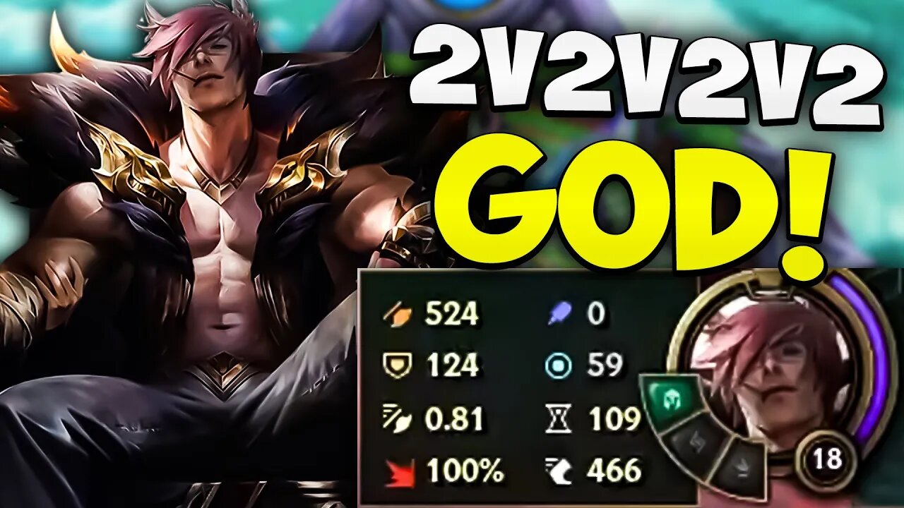 Full AD CRIT Sett Goes SO HARD in 2v2v2v2!! League Of Legends Gameplay