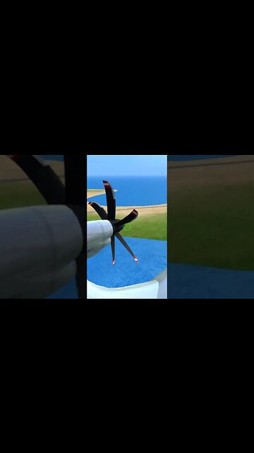 Flying on top of the HC-130 | Turboprop Flight Simulator #shorts