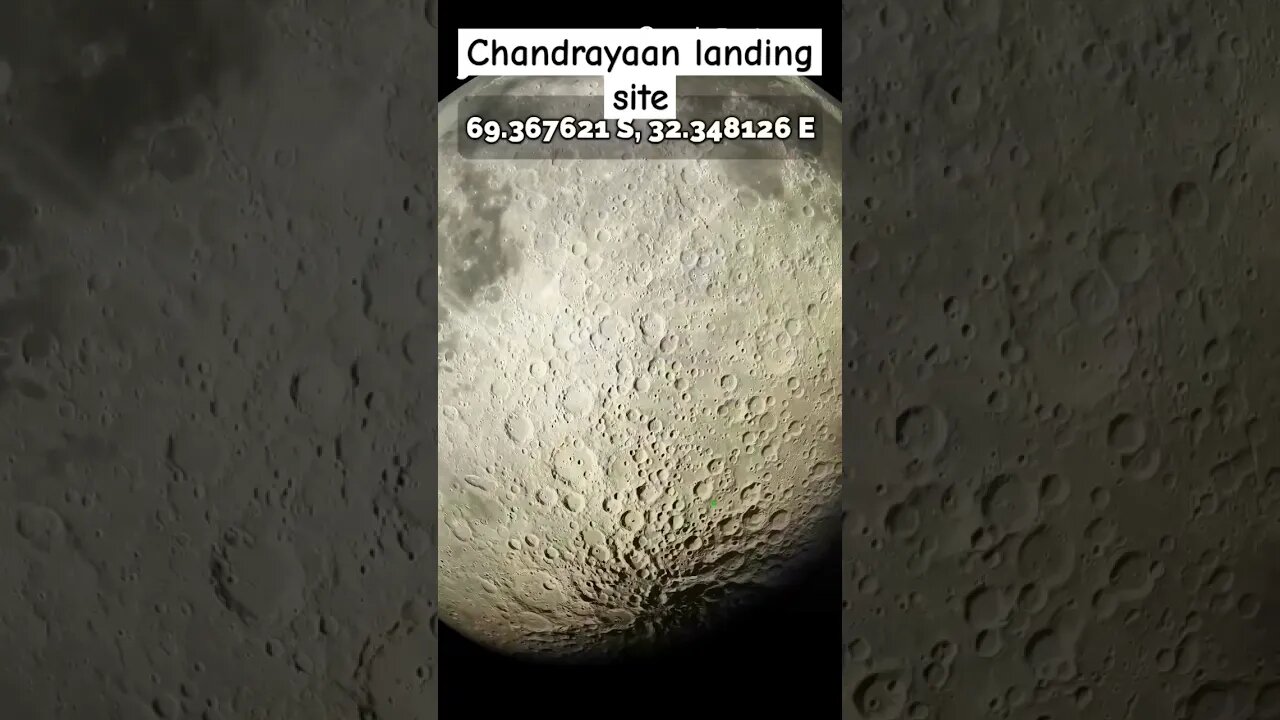 chandrayaan landing site #isro #isrochandrayaan2 #chandrayaan3 #india #viral
