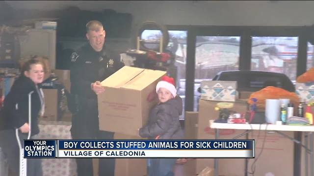 7-year-old boy donates hundreds of toys to Children's Hospital of Wisconsin