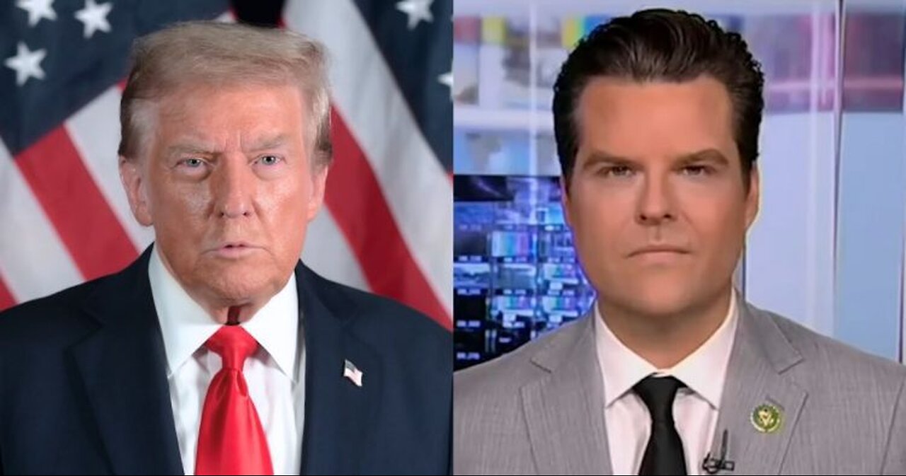 Matt Gaetz Responds to Trump Tapping Him for Attorney General