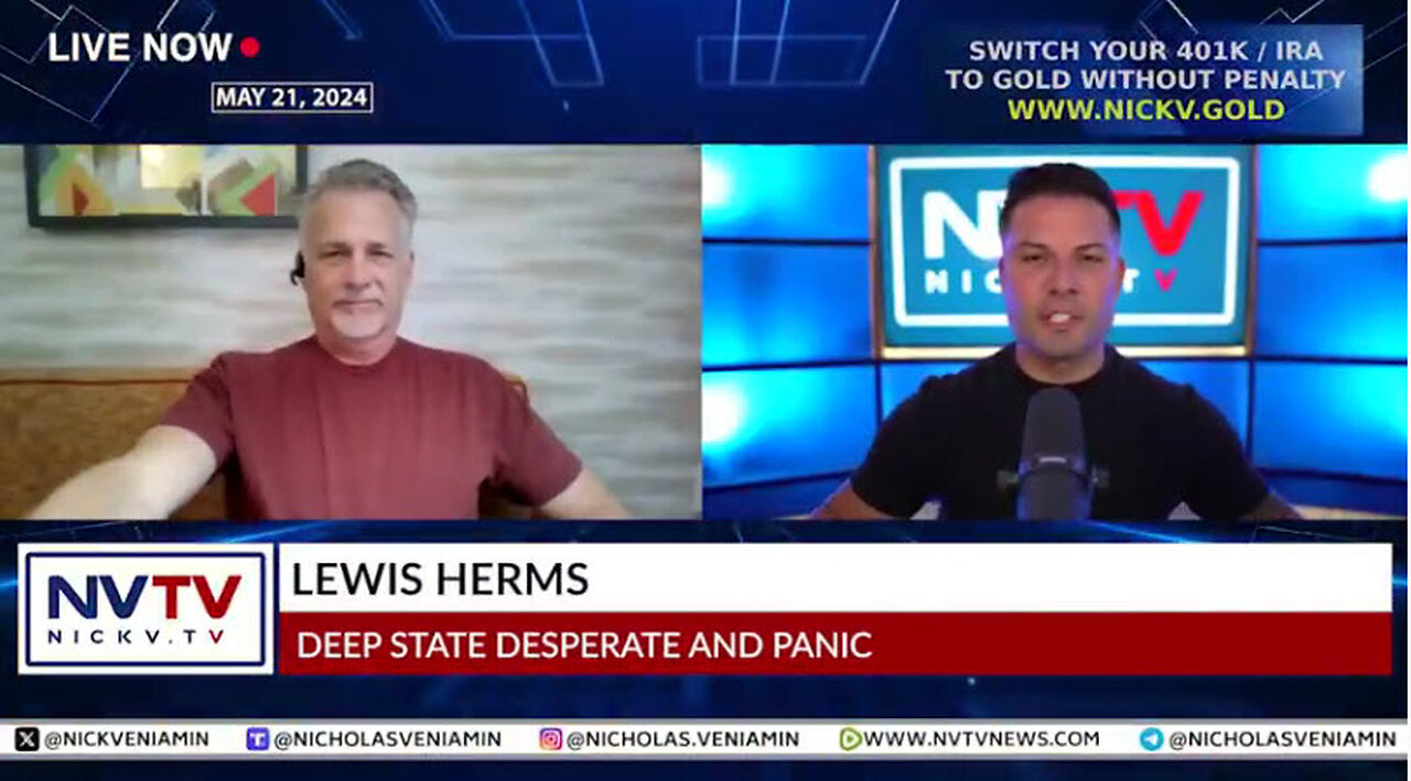 Lewis Herms Discusses Deep State Desperate & Panic with Nicholas Veniamin