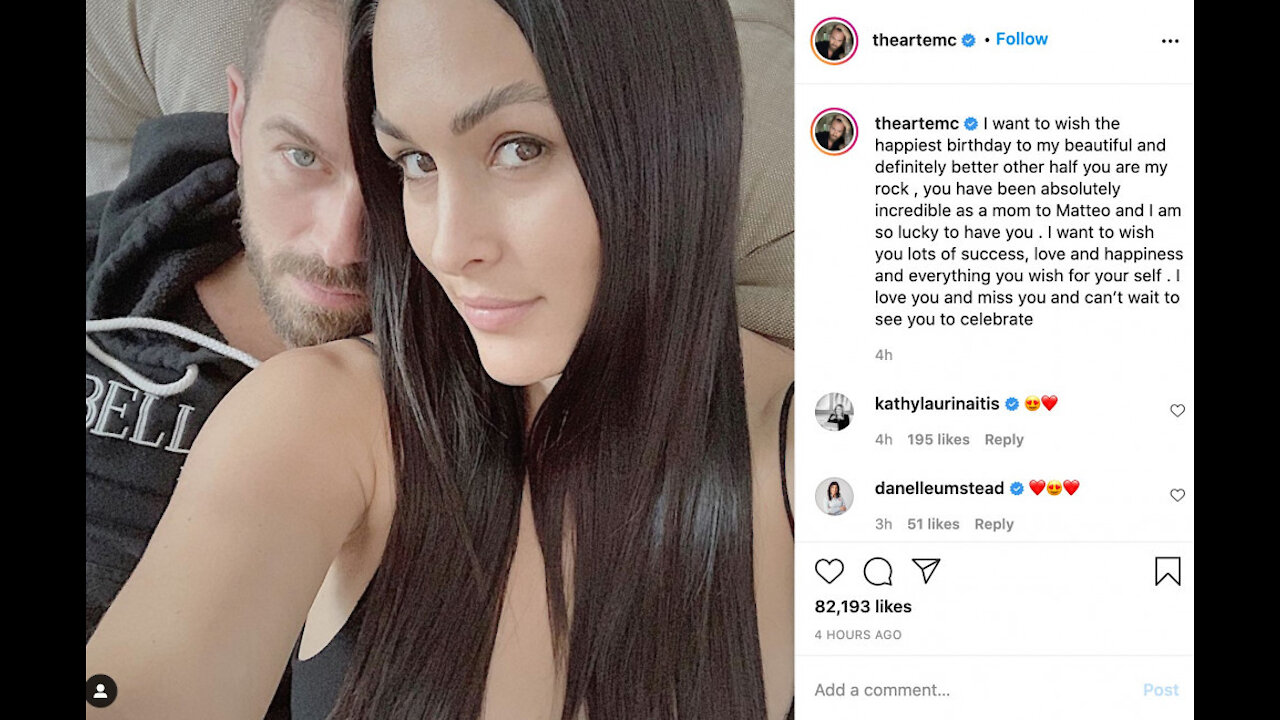 Artem Chigvintsev: Nikki Bella is my 'rock'