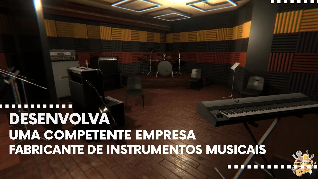 Music Store Simulator - Crie e Desenvolva uma Empresa Fabricante de Instrumentos Musicais