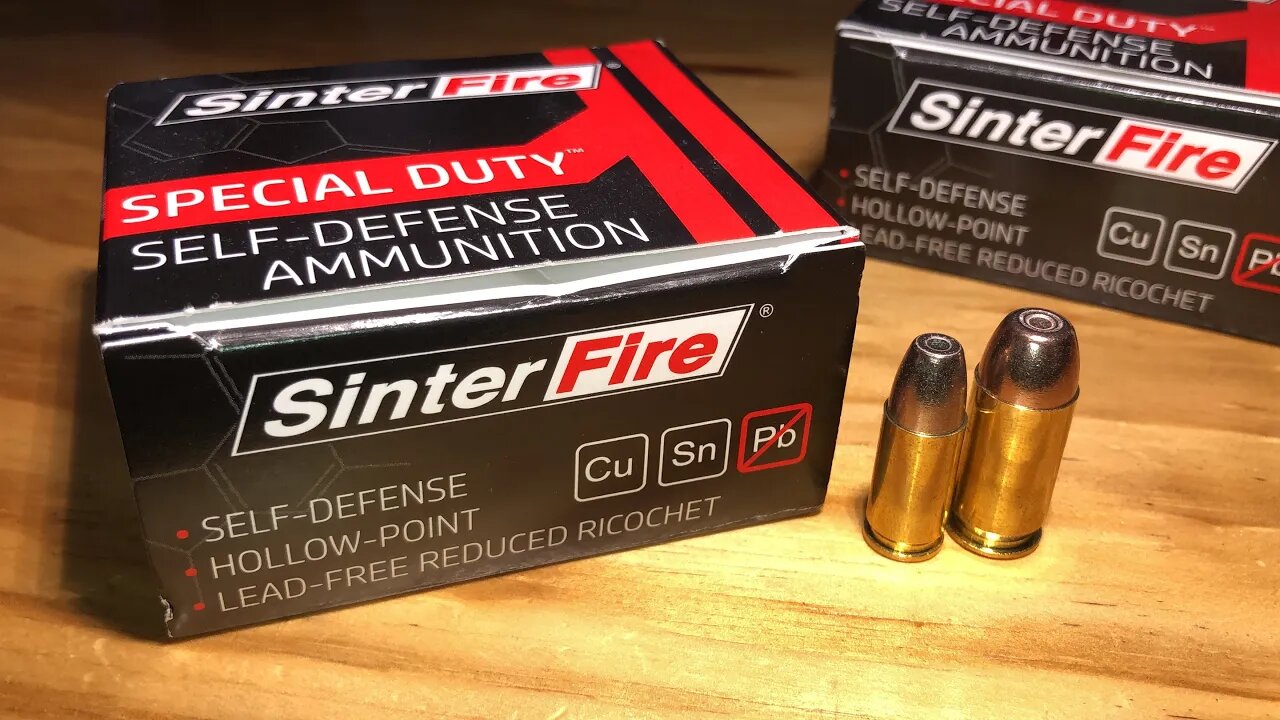 Frangible Self-Defense Ammo?? @sinterfire Special Duty 9mm & 45 Auto Tested in Ballistics Gel