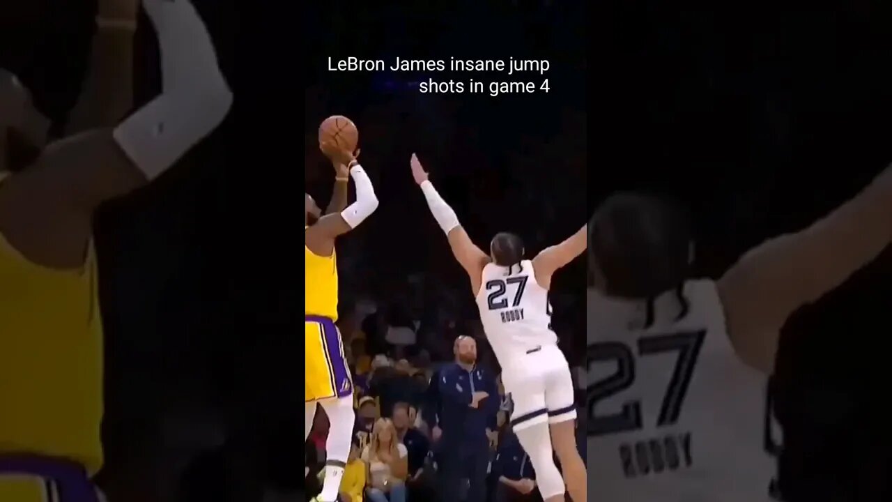 #lebronjames #insane #jump#shots#in#game4 #playoffs #nba #basketball#league #updates#2023