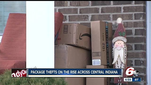 Package thefts on the rise across central Indiana