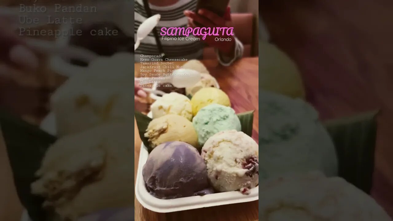 When You Want ALL Flavors! Filipino Ice Cream @ Sampaguita 🍨 #shortsmaschallenge