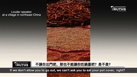 Village Head in China Asks Villagers to Stock Up 中國東北農村大喇叭要求村民存糧存物