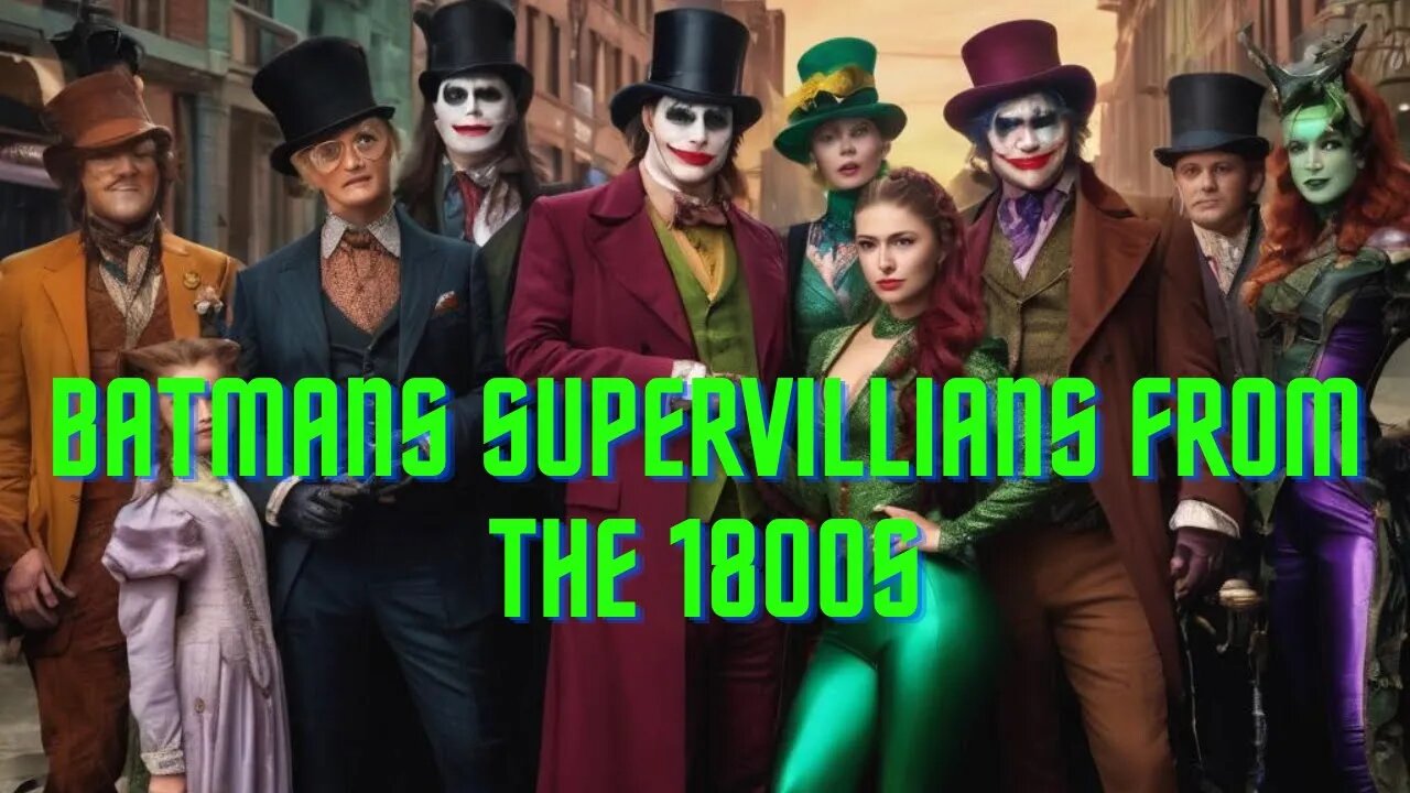 what BATMAN'S SUPER VILLAINS if they were from the 1800s would look like