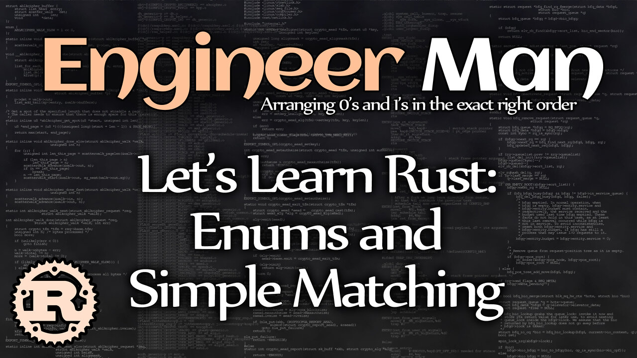 Let's Learn Rust: Enums and Simple Matching