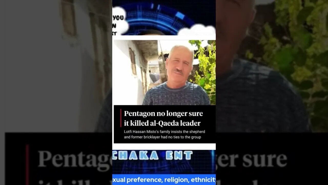 Pentagon my bad we killed the wrong guy