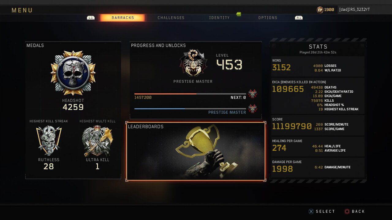 Black Ops 4 Camping...maybe ( no commentary )