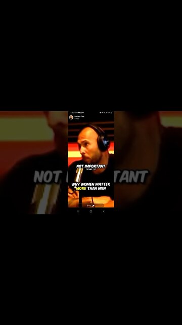 AndrewTate on women are more important #andrewtate #women #womenempowerment #podcast #adinross #ad