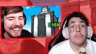 Disputa de Casas no Minecraft! $2 VS $16,000! | REACT