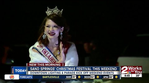 Sand Springs' Christmas festival this weekend