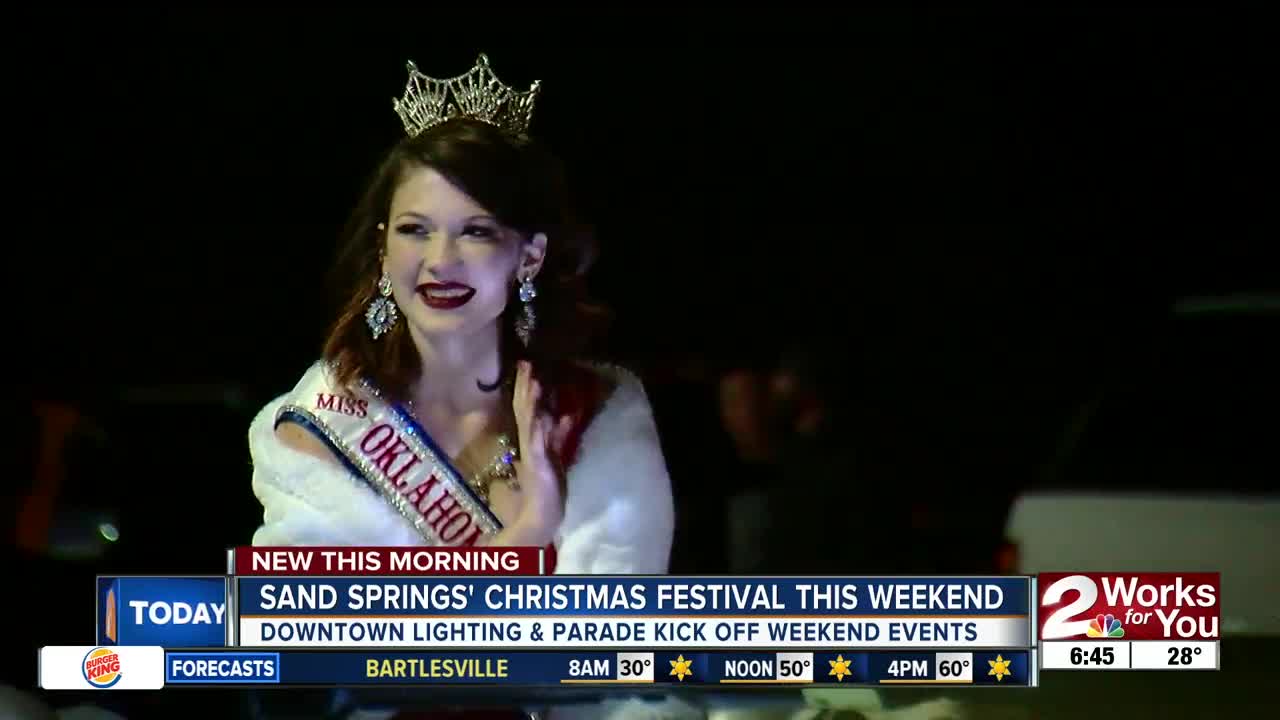 Sand Springs' Christmas festival this weekend