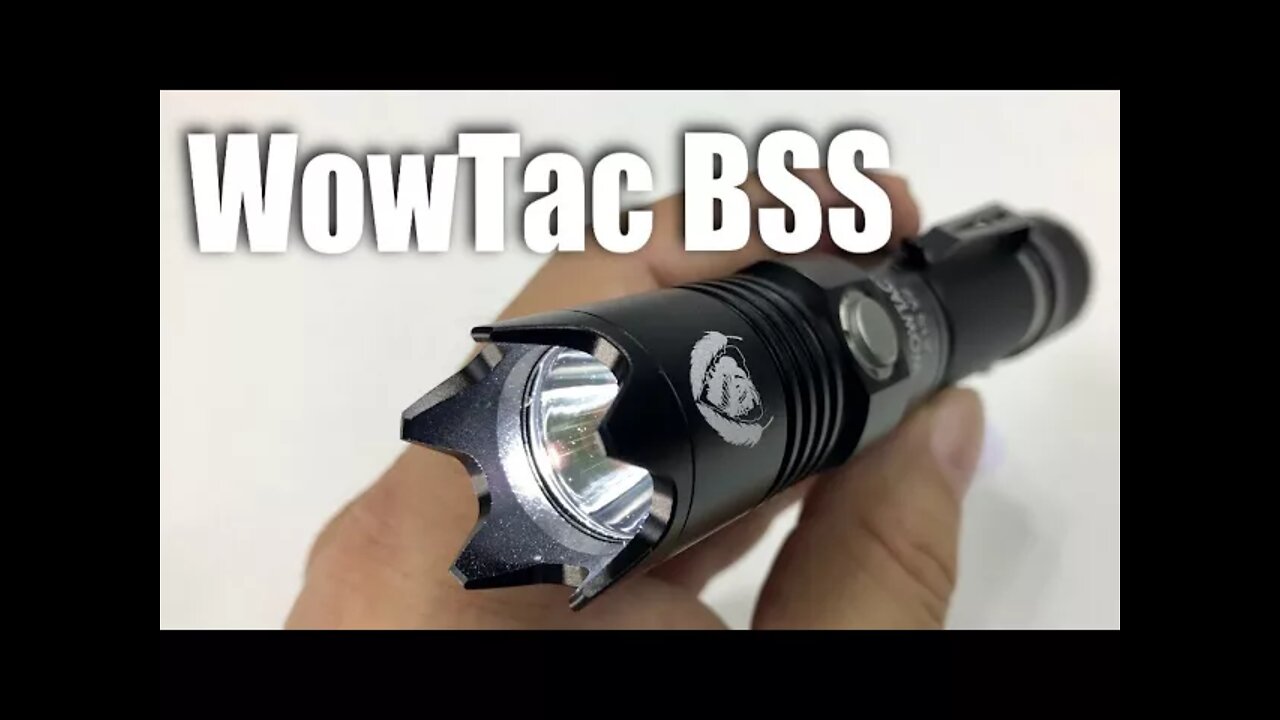 Wowtac A1S BlackScoutSurvival BSS TAC V2 1150 Lumens CREE LED Flashlight Review