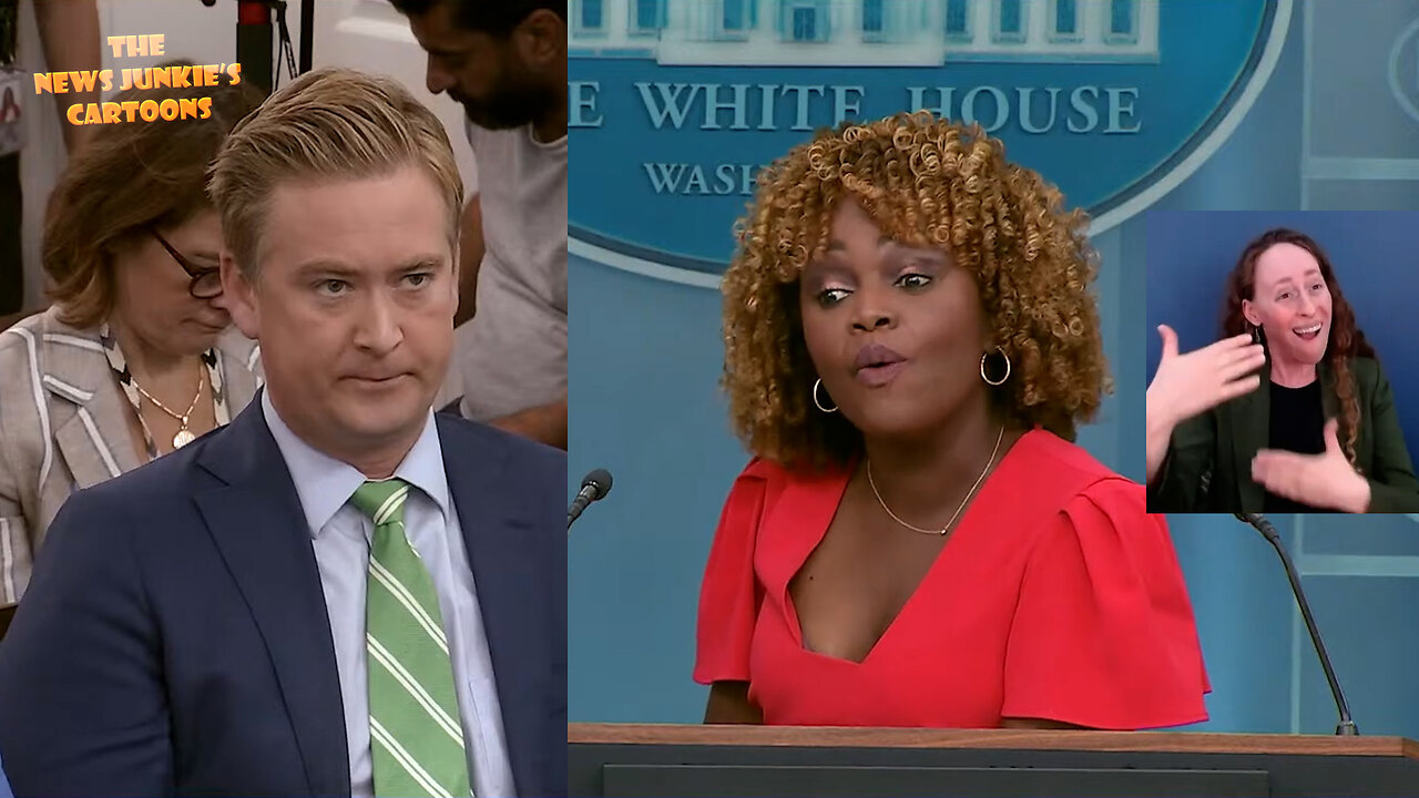 Heated exchange between Fox News & Biden's Press Sec on Kamala 'fixing' the border crisis, Biden's decline cover up, on Democrats stabbing Biden in the back.