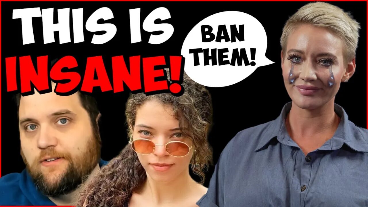 "FREE Speech" Advocate gets @TheQuartering & @BrittanyVenti BANNED on Twitter! Eliza Bleu/Cutz/Siep