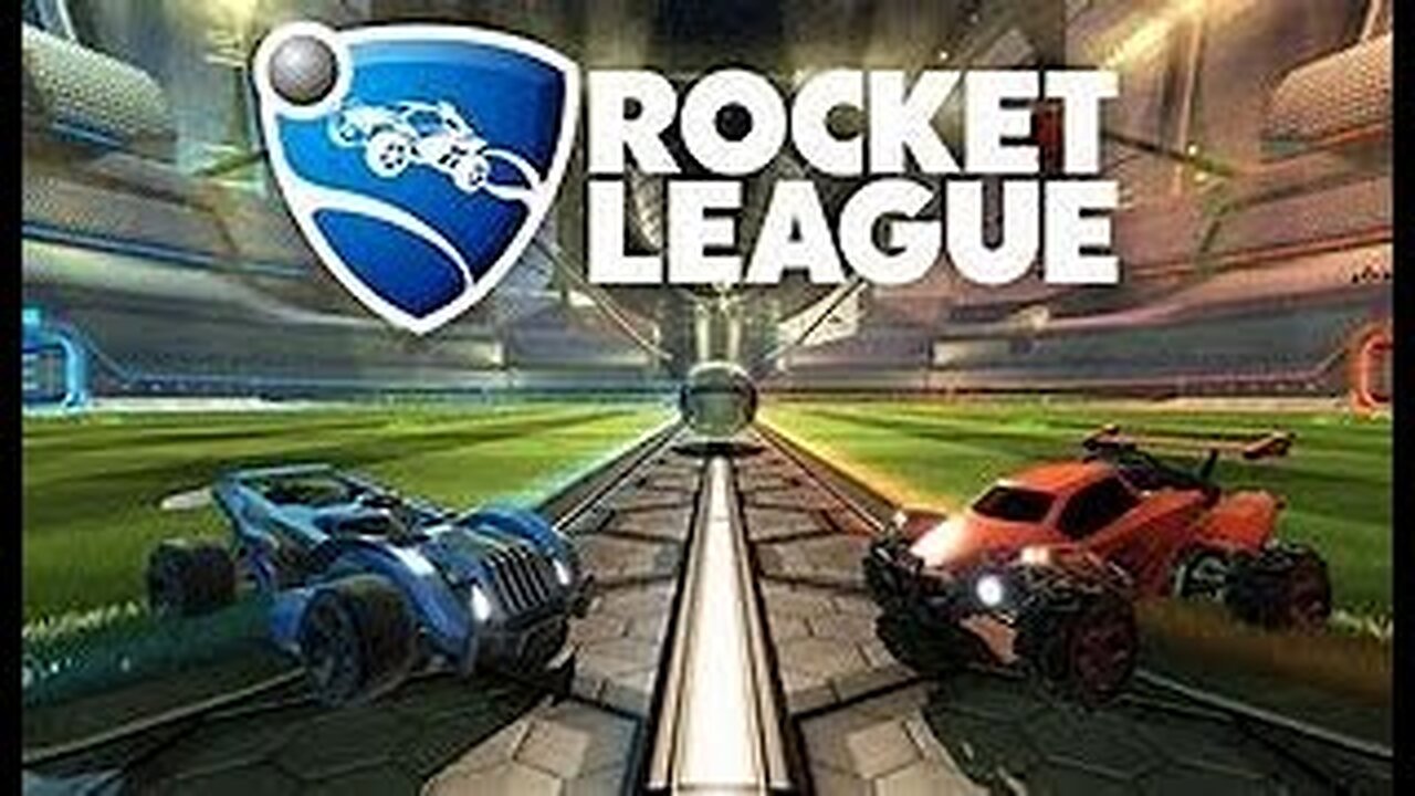 Playing Rocket League for the first time.