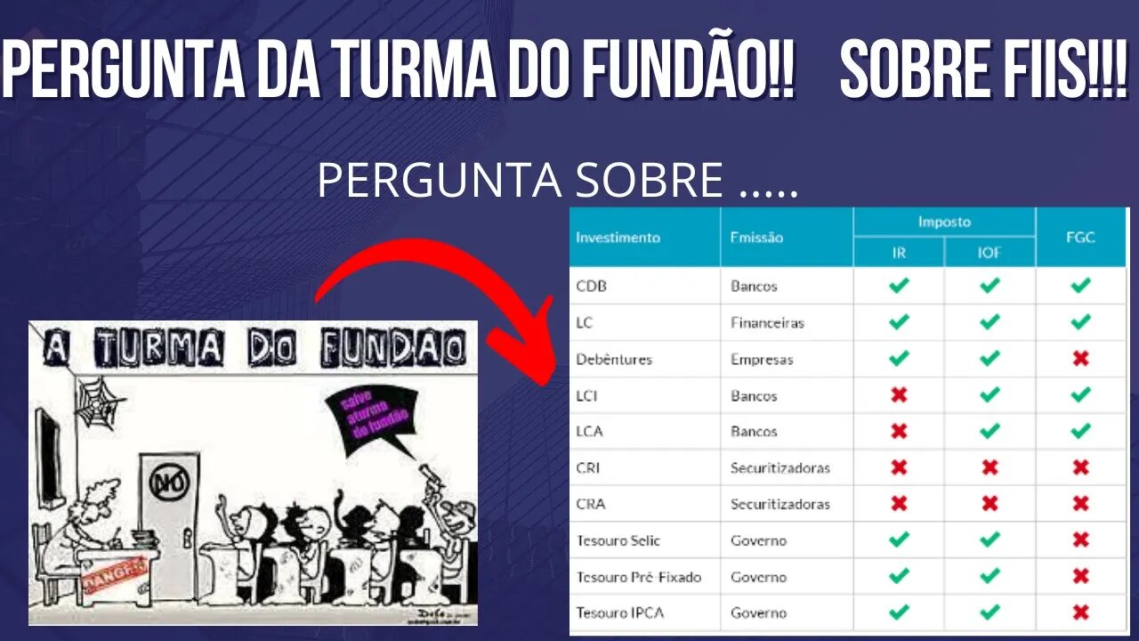 PERGUNTA SOBRE CRI CRA #debĂȘntures #fiis "CETIPADOS"