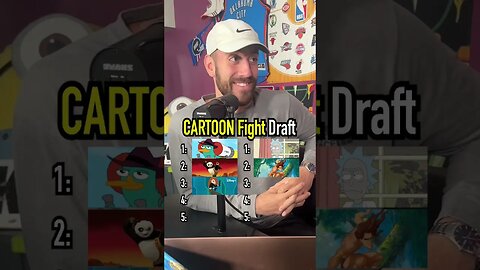 The CARTOON FIGHT Draft!! Which Team Is Beating Who? #shorts #cartoon #drafts #fight #podcast