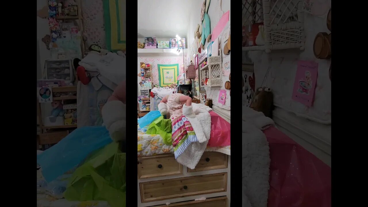 Baby Crawls into Box #shorts