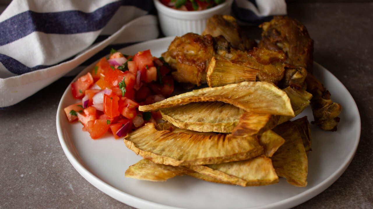 How To Make Fried BreadFruit Haitian Style | Lam Veritab | Episode 1