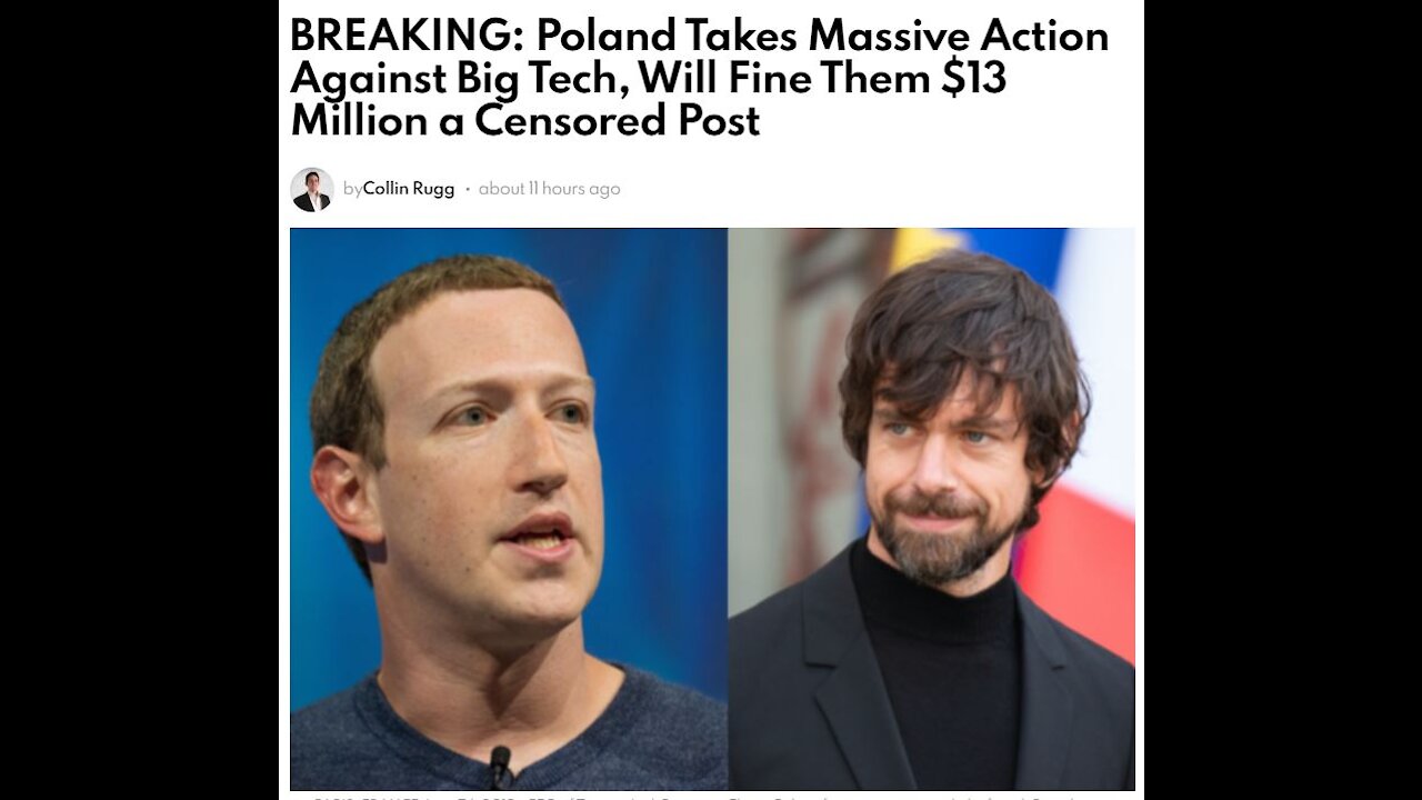 Poland Takes Massive Action Against Big Tech, Will Fine Them $13 Million a Censored Post