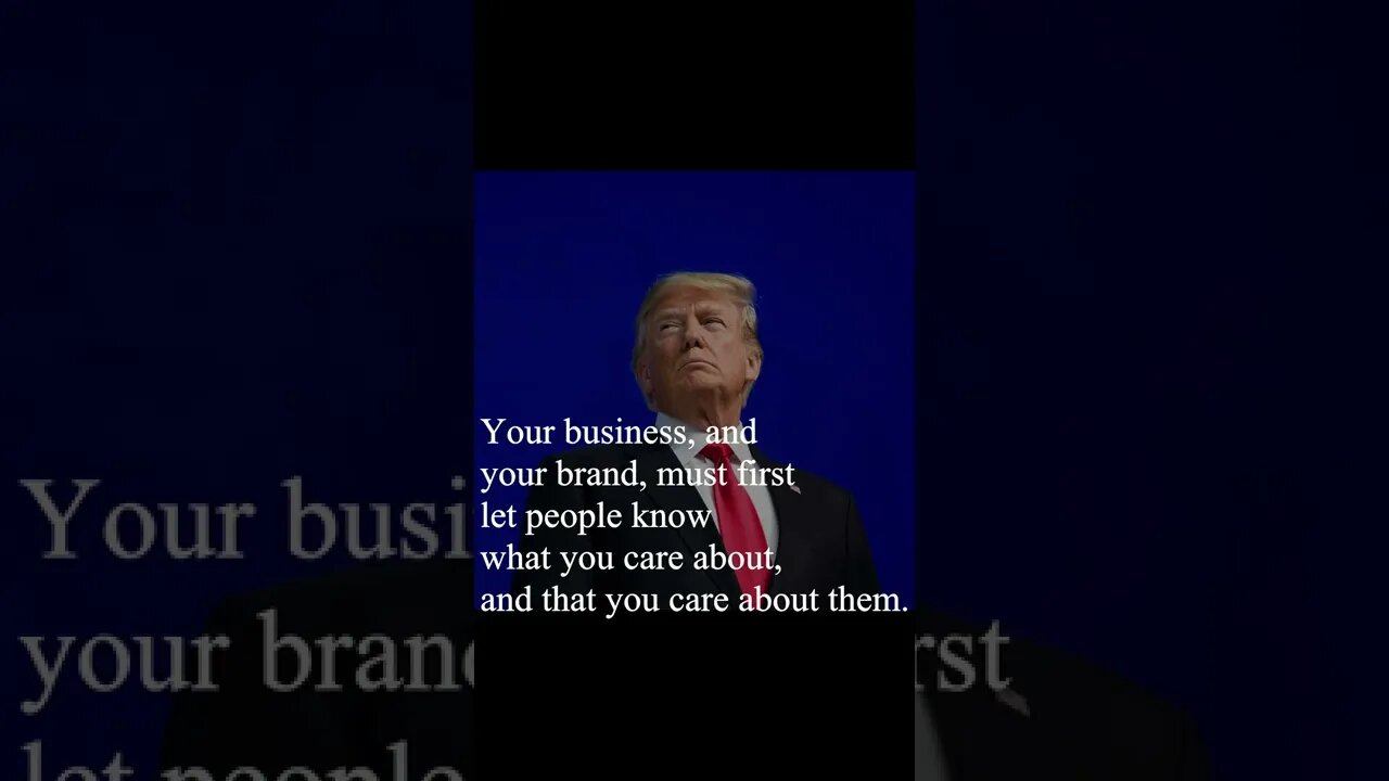 Donald Trump Quote - Your business, and your brand must...
