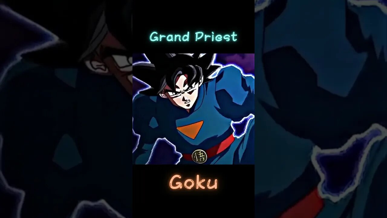 Grand Priest Goku is 🐐🔥🔥 #shorts #short #dragonball #anime #goku