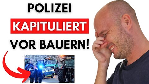 Video:Polizisten flehen Bauern an, Proteste zu beenden!@Alexander Raue🙈🐑🐑🐑 COV ID1984