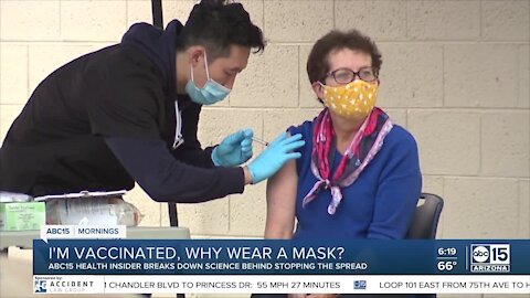 Why do you have to wear a mask after being fully vaccinated against COVID-19?