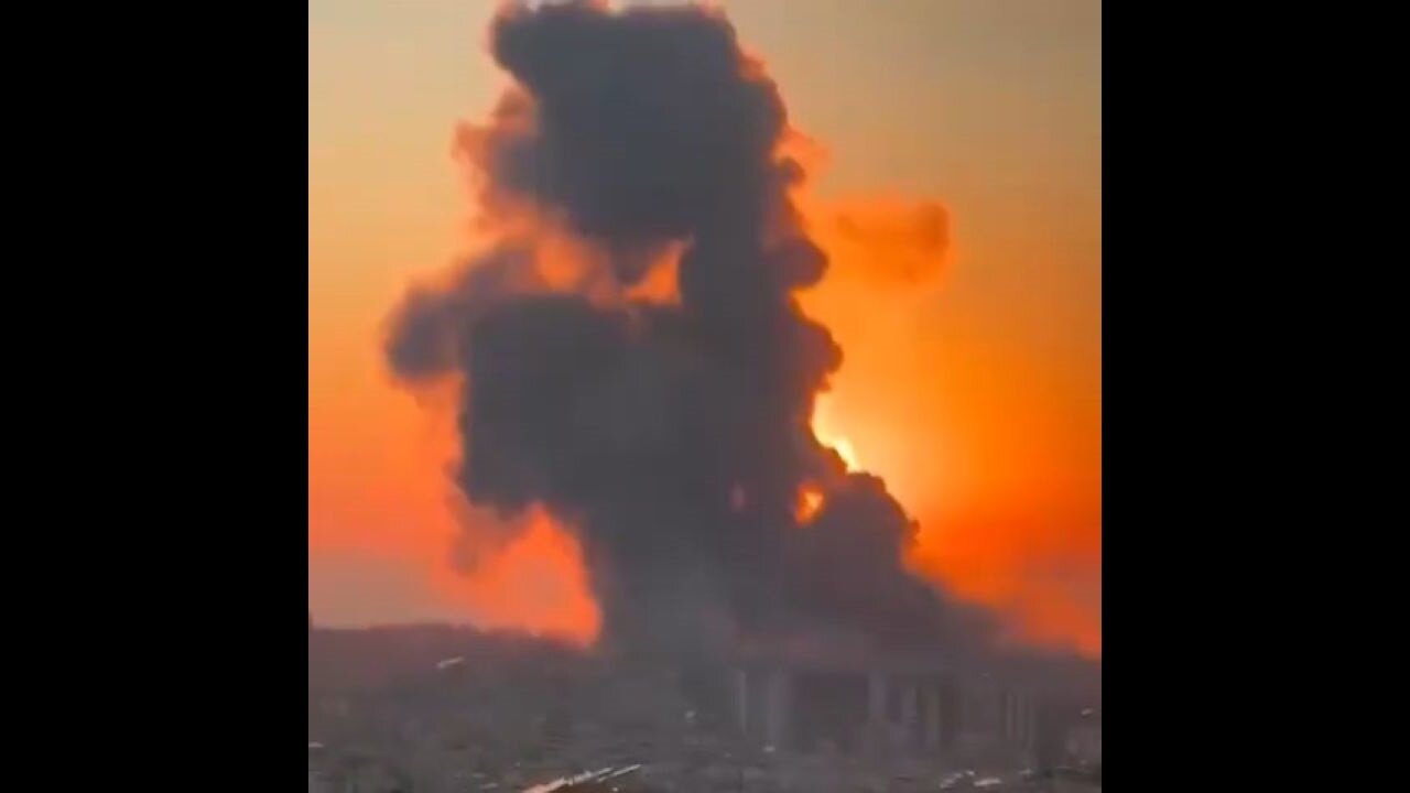 More Clips Of The Devastating Bombardment Of The Hezbollah Central Command