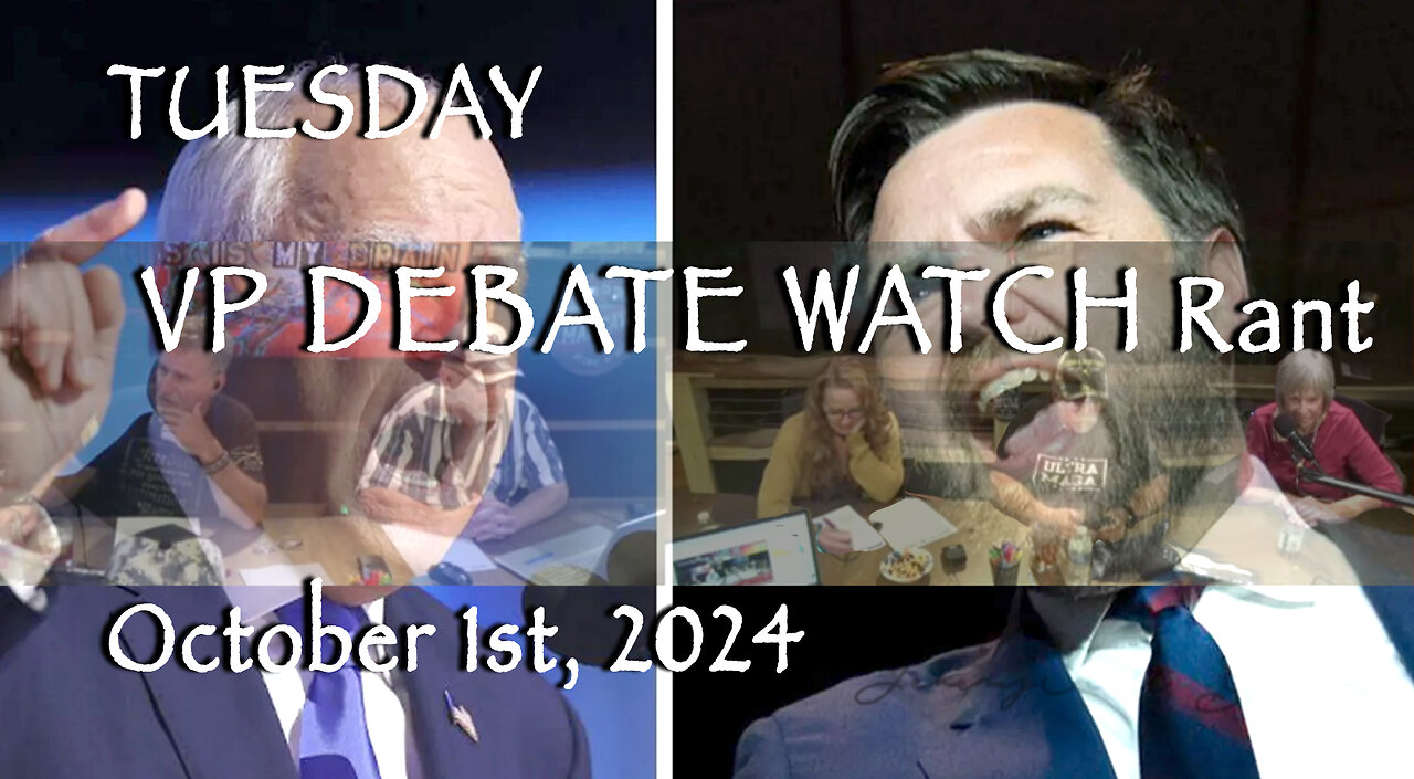 This Is My Brain... On A Tuesday Night VP Debate Watch Rant...October 1st, 2024