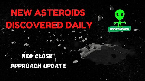 New Asteroids Being Discovered Daily