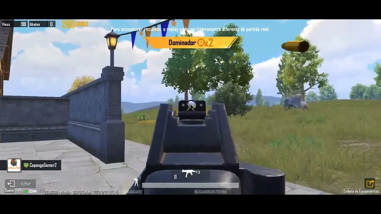 Jogando PUBG Mobile em algumas plays tops com meu amigos.(5)