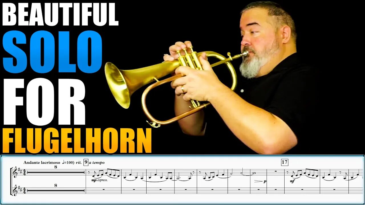 GORGEOUS FLUGELHORN SOLO/DUET "Broken Pieces" by Iain Mundy & Matonizz. Sheet Music Play Along!