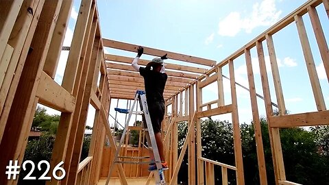 THE TINY HOUSE ROOF JOISTS ARE COMPLETE!