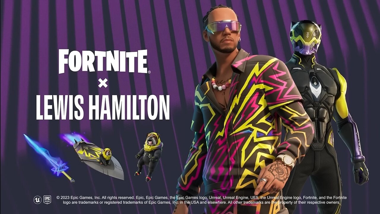 Lewis Hamilton fortnite