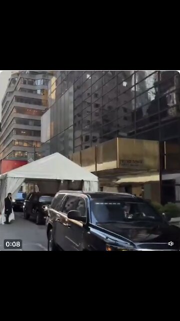 TRUMP❤️🇺🇸🥇🪽MOTORCADE EN ROUTE🏢🔔🚓🛻🚙🚐🌆🤍🇺🇸🏅🪽TO NEW YORK STOCK EXCHANGE💙🇺🇸🏅🪽🔔🏢 🏍️🚙🛻🚑🚔⭐️