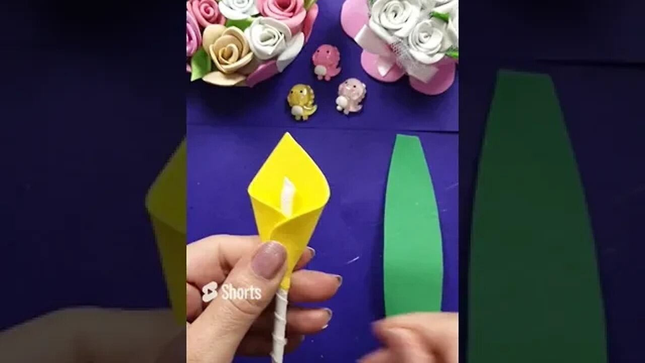 DIY - How to Make a Calla Lily Flower from EVA Foam