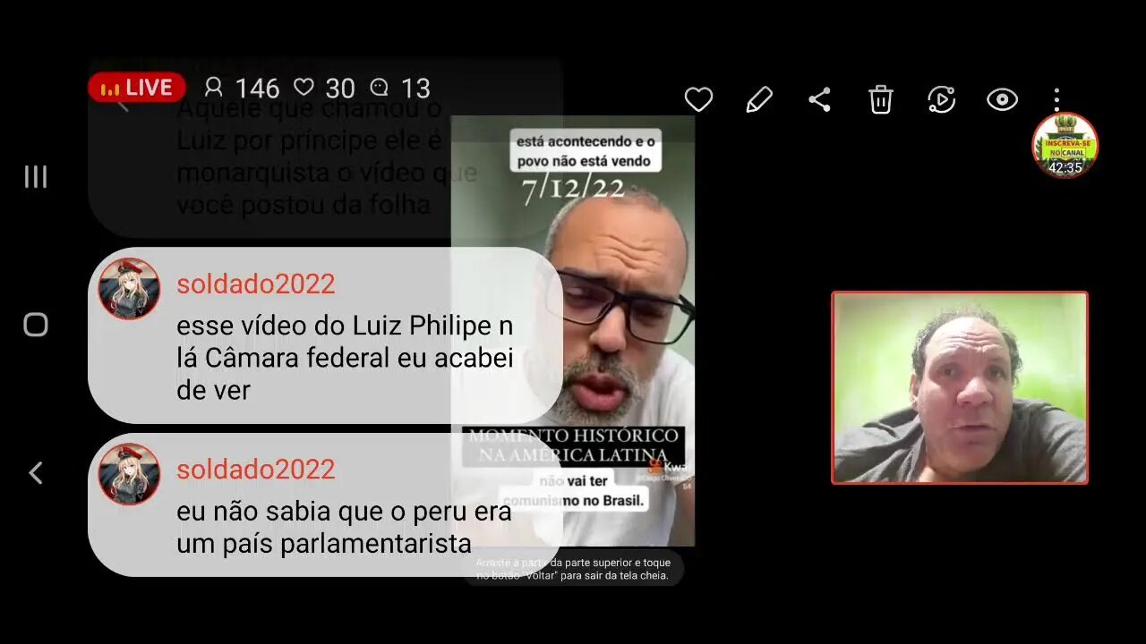 Ao vivo - Amigo do Lula se ferrou no Peru. Presidente do peru tentou golpe