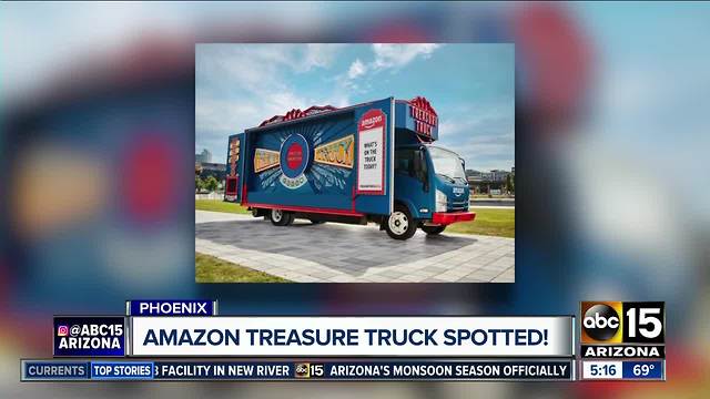 Is the 'Amazon Treasure Truck' in Phoenix?