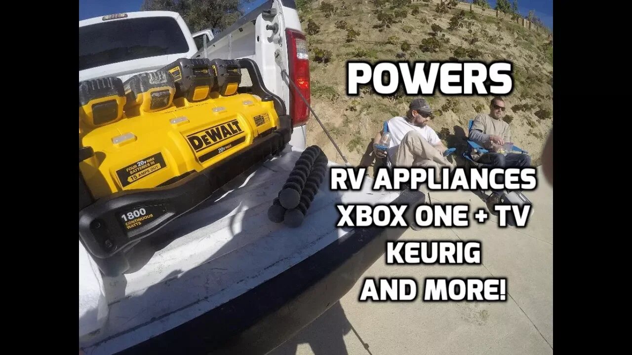 Dewalt Power Station Runs RV Appliances Xbox One Keurig & More!