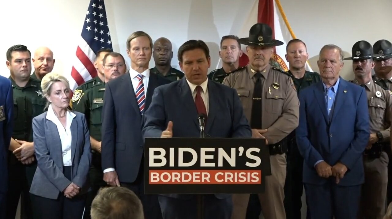 Gov Ron DeSantis Explains The Stark Contrast Between Trump & Biden's Borders