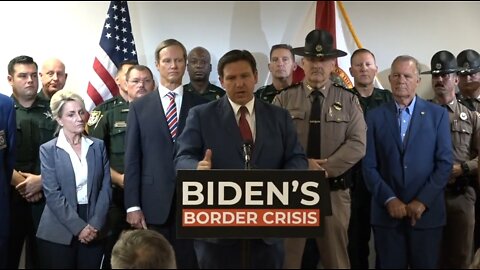 Gov Ron DeSantis Explains The Stark Contrast Between Trump & Biden's Borders