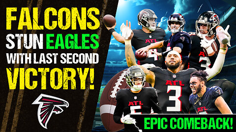 Epic Comeback! Falcons’ Stunning Victory Over Eagles in Final Seconds!